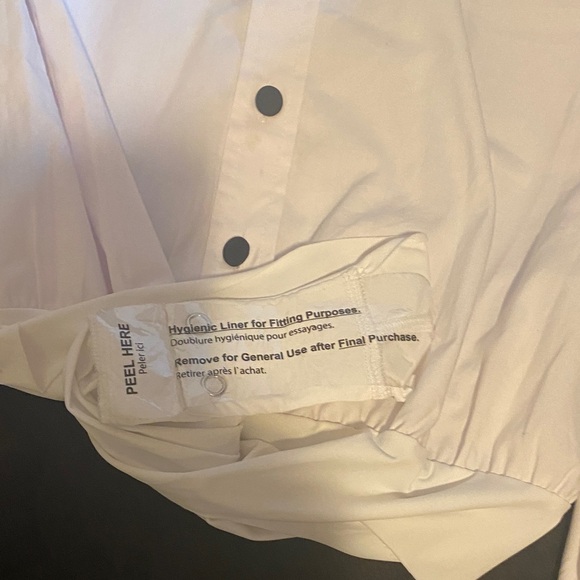 L'AGENCE White Casual Button-Down Shirt - Picture 4 of 5